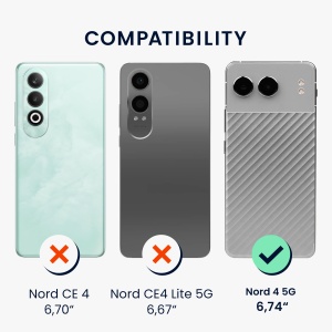 Husa Kwmobile pentru OnePlus Nord 4, Verde inchis, Silicon, KWM000022VI002C - Img 6