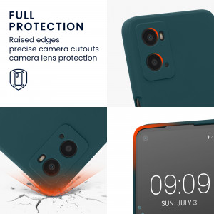 Husa kwmobile pentru OPPO A76, Silicon, Albastru, 59147.57 - Img 4