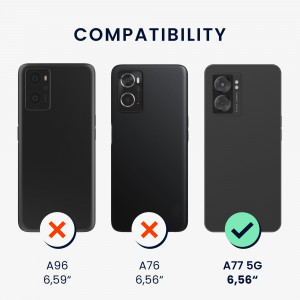 Husa Kwmobile pentru OPPO A77, Silicon, Albastru, 59245.139 - Img 6