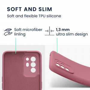 Husa Kwmobile pentru OPPO A94 5G, Silicon, Violet, 58332.167 - Img 3