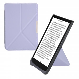 Husa kwmobile pentru PocketBook InkPad 3 /InkPad 3 Pro /InkPad Color, Piele ecologica, Mov, 44761.108 - Img 1