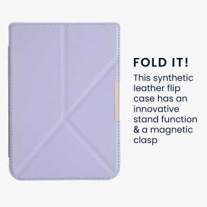 Husa kwmobile pentru PocketBook InkPad 3 /InkPad 3 Pro /InkPad Color, Piele ecologica, Mov, 44761.108 - Img 3