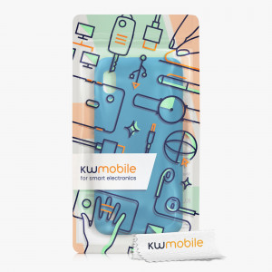 Husa Kwmobile pentru Samsung Galaxy A10, Silicon, Albastru, 49814.224 - Img 6