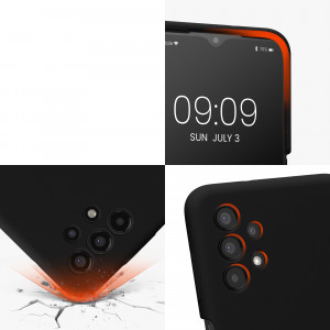 Husa kwmobile pentru Samsung Galaxy A13 4G, Silicon, Negru, 57832.47 - Img 7