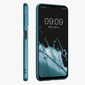 Husa Kwmobile pentru Samsung Galaxy A13, Albastru, Silicon, 57956.251 - Img 3