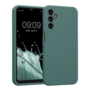 Husa Kwmobile pentru Samsung Galaxy A14 5G, Verde deschis, Silicon, 60808.207 - Img 1