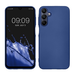 Husa Kwmobile pentru Samsung Galaxy A15 5G, Albastru, Silicon, KWM000021MJ002C - Img 1