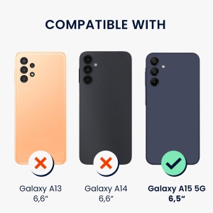 Husa Kwmobile pentru Samsung Galaxy A15 5G, Multicolor, Silicon, KWM000021PR002C - Img 5