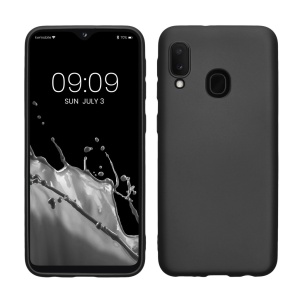 Husa Kwmobile pentru Samsung Galaxy A20e, Gri, Silicon, KWM0000102K012C - Img 1