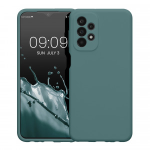 Husa kwmobile pentru Samsung Galaxy A23 /Galaxy A23 5G, Silicon, Verde, 57829.207 - Img 2