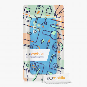Husa Kwmobile pentru Samsung Galaxy A32 5G, Silicon, Albastru, 54336.157 - Img 7
