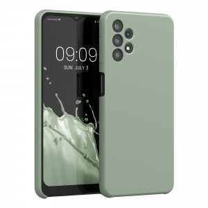 Husa Kwmobile pentru Samsung Galaxy A32 5G, Silicon, Verde, 54336.172 - Img 1