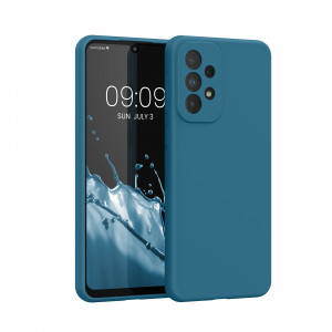 Husa Kwmobile pentru Samsung Galaxy A33 5G, Silicon, Verde, 57833.57 - Img 1