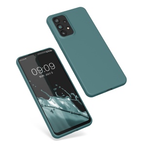 Husa Kwmobile pentru Samsung Galaxy A33 5G, Verde deschis, Silicon, KWM000015FQ011C - Img 2