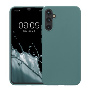Husa Kwmobile pentru Samsung Galaxy A34 5G, Verde deschis, Silicon, 60809.207 - Img 2