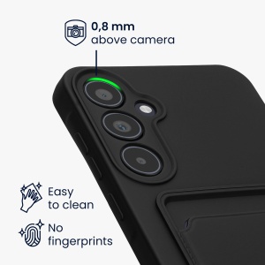 Husa Kwmobile pentru Samsung Galaxy A35, Negru, Silicon, KWM000021TK001C - Img 4