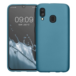 Husa Kwmobile pentru Samsung Galaxy A40, Albastru, Silicon, 48546.251 - Img 2