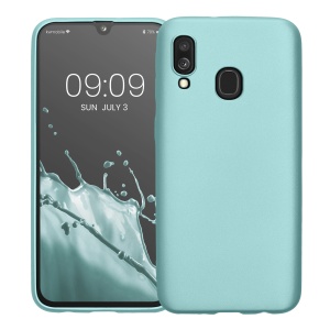 Husa Kwmobile pentru Samsung Galaxy A40, Verde deschis, Silicon, KWM000009ZW016C - Img 2