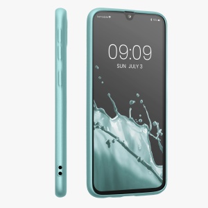 Husa Kwmobile pentru Samsung Galaxy A40, Verde deschis, Silicon, KWM000009ZW016C - Img 4