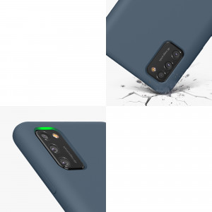 Husa Kwmobile pentru Samsung Galaxy A41, Silicon, Albastru, 52301.202 - Img 8