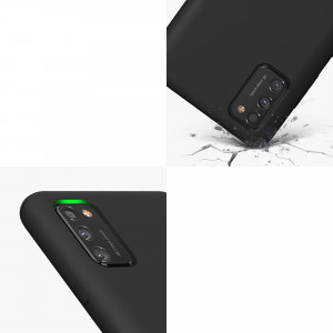 Husa Kwmobile pentru Samsung Galaxy A41, Silicon, Negru, 52301.01 - Img 8