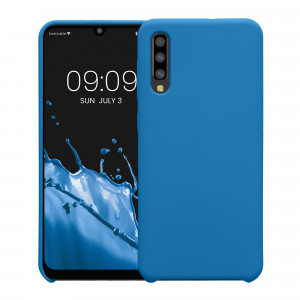Husa kwmobile pentru Samsung Galaxy A50, Silicon, Albastru, 48715.228 - Img 2