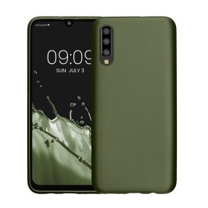 Husa Kwmobile pentru Samsung Galaxy A50, Verde, Silicon, KWM000009TA018C - Img 2