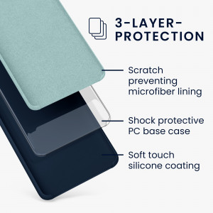 Husa Kwmobile pentru Samsung Galaxy A51, Albastru, Silicon, 51197.116 - Img 6