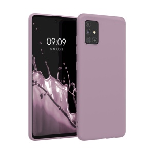 Husa Kwmobile pentru Samsung Galaxy A51, Mov, Silicon, KWM000010YZ060C - Img 1
