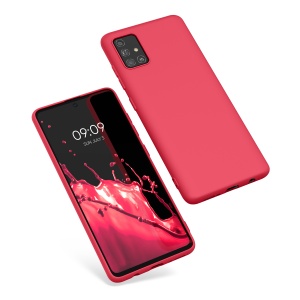 Husa Kwmobile pentru Samsung Galaxy A51, Roz, Silicon, KWM000010YZ047C - Img 2