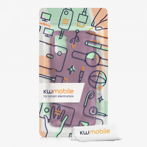 Husa Kwmobile pentru Samsung Galaxy A51, Silicon, Violet, 51197.187 - Img 8