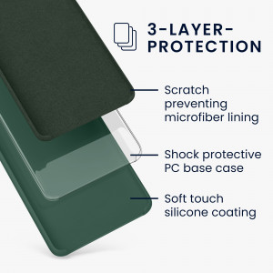 Husa Kwmobile pentru Samsung Galaxy A51, Verde, Silicon, 51197.166 - Img 6