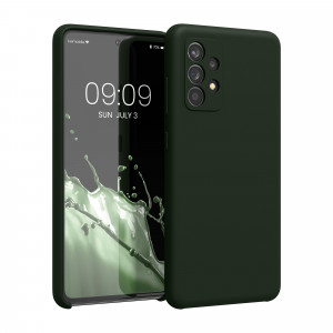 Husa Kwmobile pentru Samsung Galaxy A52/A52 5G/A52s 5G, Verde, Silicon, 54347.118 - Img 1