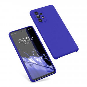 Husa Kwmobile pentru Samsung Galaxy A52/Galaxy A52 5G/Galaxy A52s 5G, Silicon, Albastru, 54347.134 - Img 2