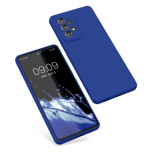 Husa Kwmobile pentru Samsung Galaxy A53 5G, Albastru, Silicon, 57835.134 - Img 2