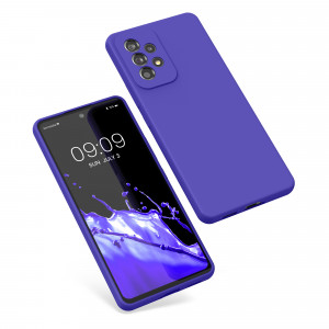Husa Kwmobile pentru Samsung Galaxy A53 5G, Silicon, Albastru, 57835.234 - Img 2