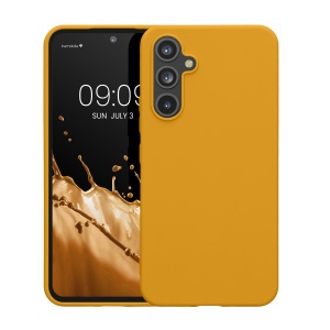 Husa Kwmobile pentru Samsung Galaxy A54 5G, Galben, Silicon, KWM000018FR029C - Img 2