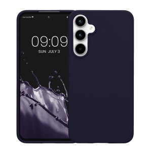 Husa Kwmobile pentru Samsung Galaxy A55 5G, Albastru inchis, Silicon, KWM000021MG028C - Img 2