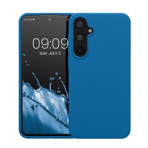Husa Kwmobile pentru Samsung Galaxy A55 5G, Albastru, Silicon, KWM000021ME027C - Img 2