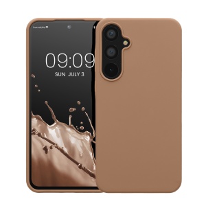 Husa Kwmobile pentru Samsung Galaxy A55 5G, Crem, Silicon, KWM000021ME025C - Img 2