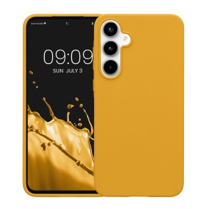 Husa Kwmobile pentru Samsung Galaxy A55 5G, Galben, Silicon, KWM000021MG027C - Img 2