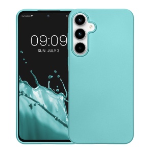 Husa Kwmobile pentru Samsung Galaxy A55 5G, Verde deschis, Silicon, KWM000021MI012C - Img 2