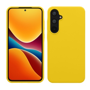 Husa Kwmobile pentru Samsung Galaxy A55, Galben, Silicon, KWM000021ME010C - Img 1