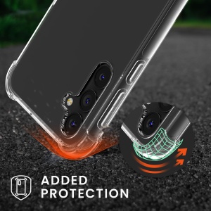 Husa Kwmobile pentru Samsung Galaxy A55, Transparent/Negru, Silicon, KWM000021MO001C - Img 5