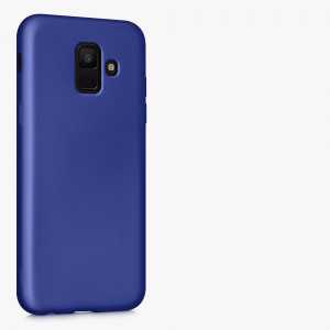 Husa Kwmobile pentru Samsung Galaxy A6 (2018), Silicon, Albastru, 46374.64 - Img 8