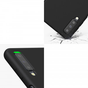 Husa Kwmobile pentru Samsung Galaxy A7 (2018), Silicon, Negru, 47730.01 - Img 8