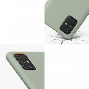 Husa kwmobile pentru Samsung Galaxy A71, Silicon, Verde, 51209.172 - Img 8