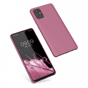 Husa Kwmobile pentru Samsung Galaxy A71, Silicon, Violet, 51209.167 - Img 2