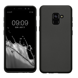 Husa Kwmobile pentru Samsung Galaxy A8 (2018), Gri, Silicon, KWM0000093L012C - Img 1