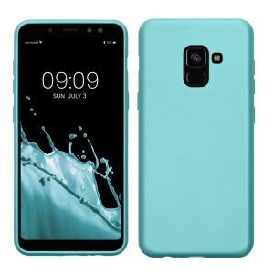 Husa Kwmobile pentru Samsung Galaxy A8 (2018), Verde deschis, Silicon, KWM0000093L014C - Img 1